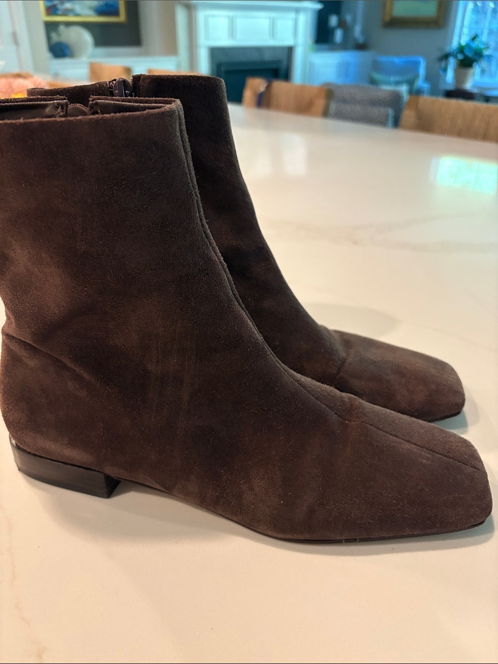 Bernardo Belfast Brown Suede Ankle Boots size 10